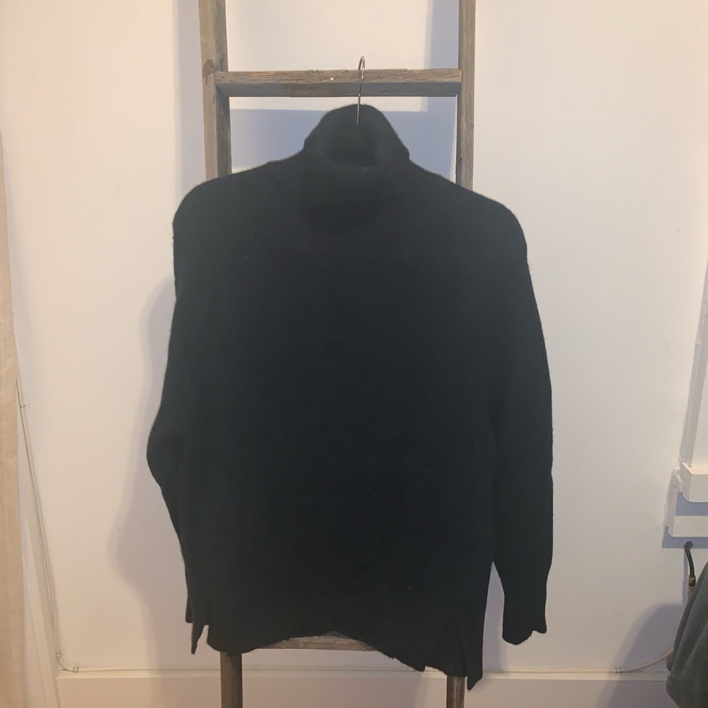 J Crew Navy Oversized Sweater